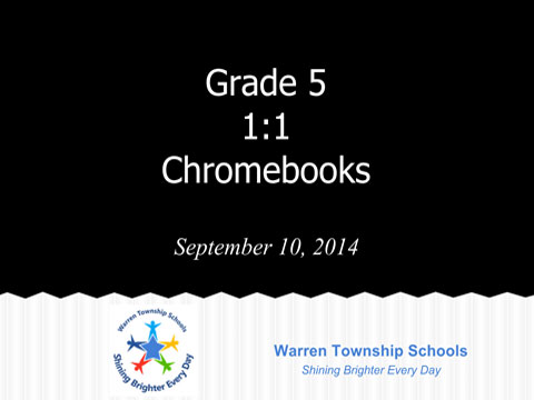 Gr. 5 Chromebook Parent Presentation
