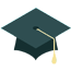 A graduation cap.
