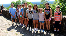 Students at Washington's Rock