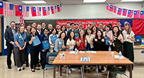 Students and teachers together.