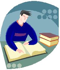 A person reading
