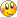 A blushing emoji