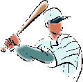 A baseball player