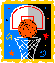 A basketball net