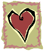 A heart badge