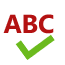 The ABCs with a green check mark